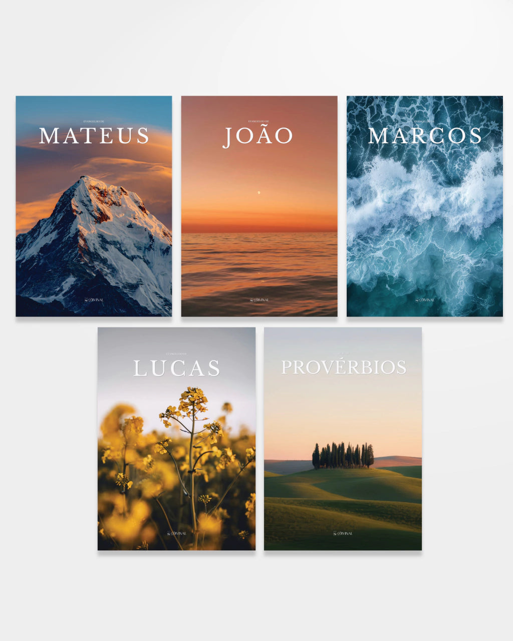 Coleção Essencial Divinal — 5 livros bíblicos com design editorial
